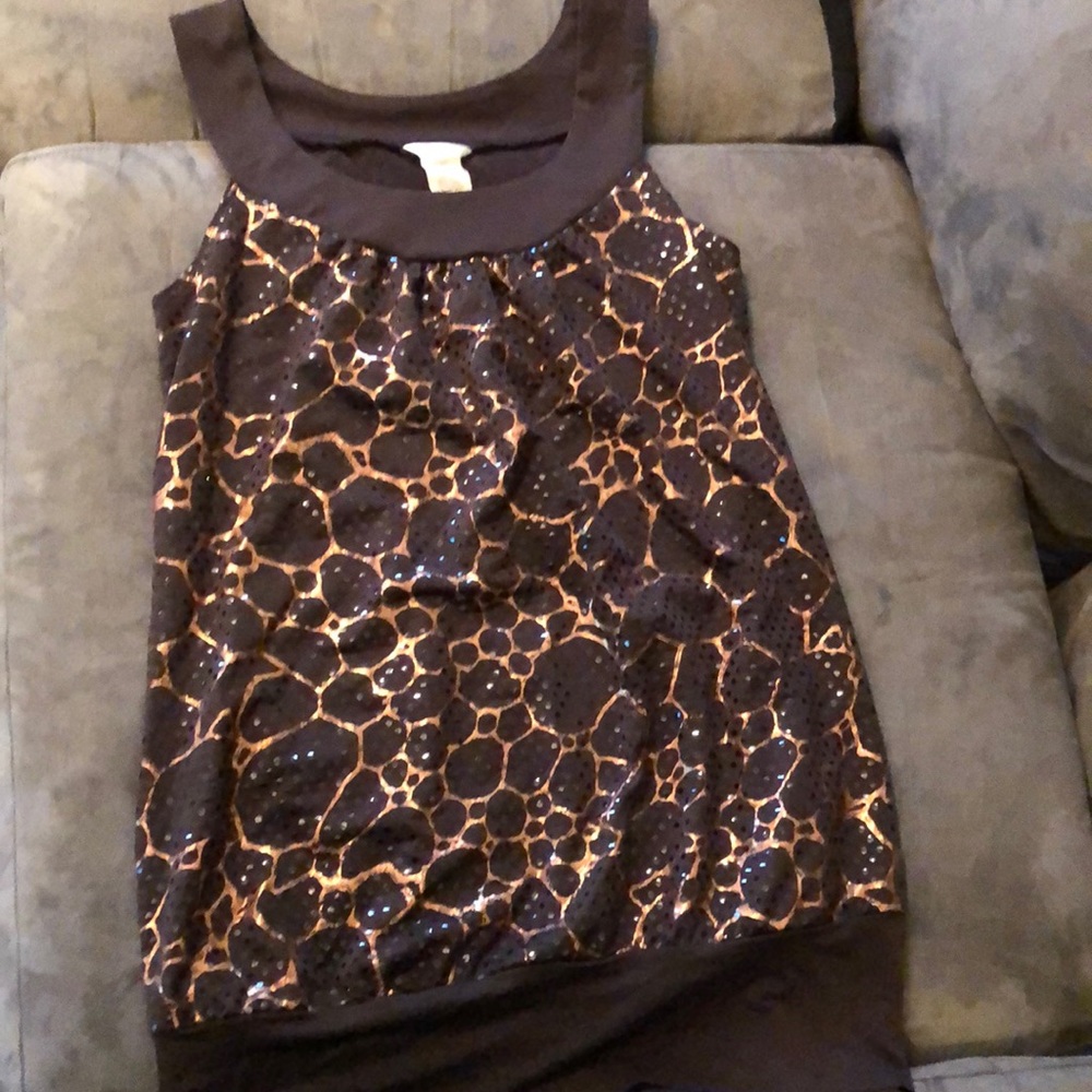 Sparky sleeveless top size medium